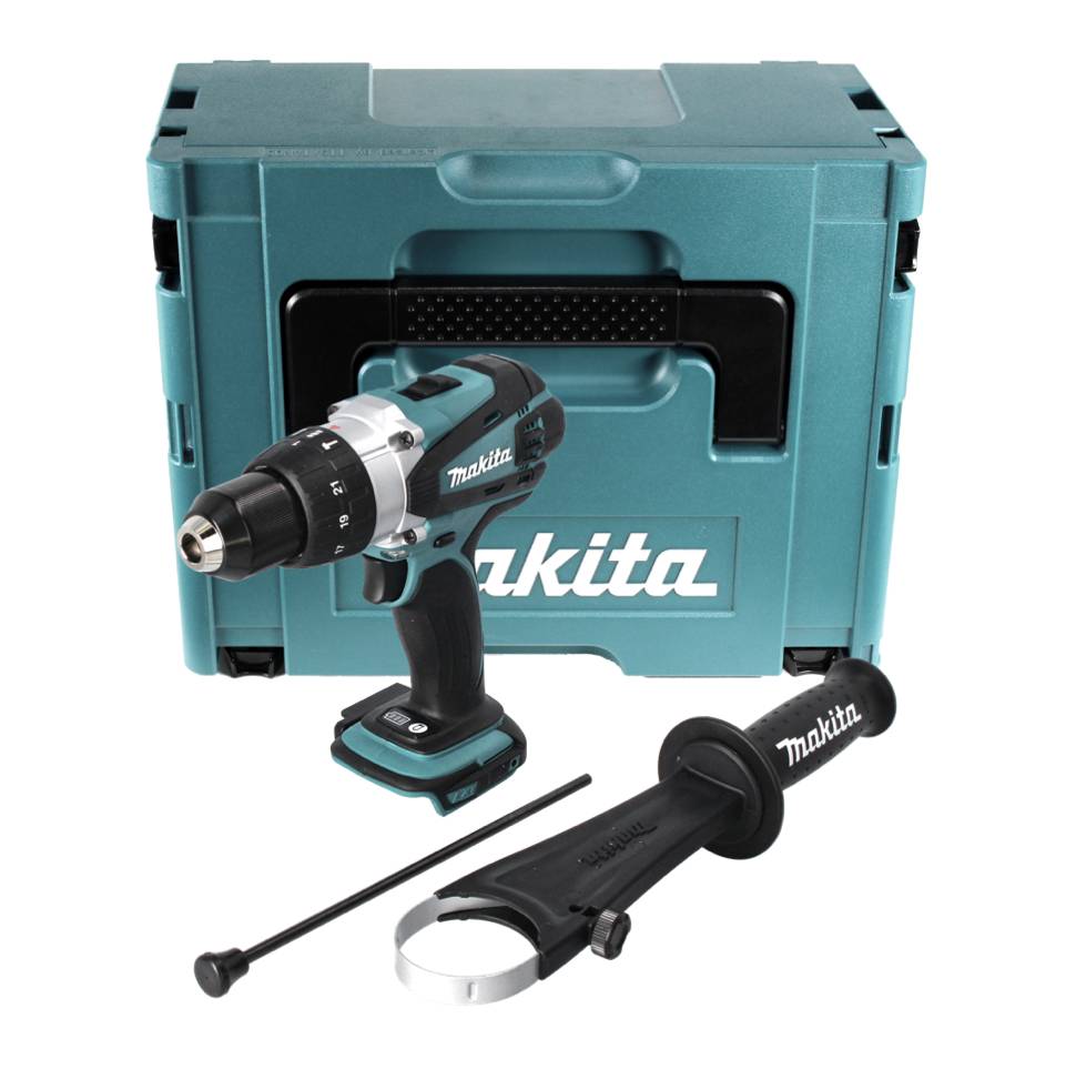 Perceuse à percussion 18V LXT -machine seule- en MAKPAC - MAKITA DHP458ZJ-1