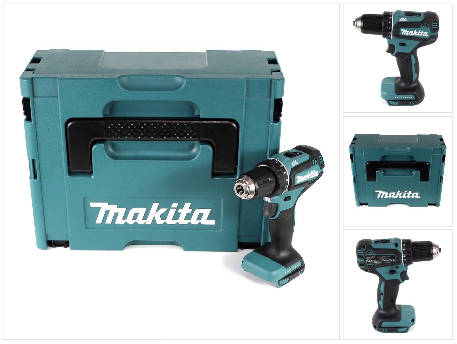 Perceuse visseuse 18V LXT -Machine seule- en MAKPAC - MAKITA DDF485ZJ-0