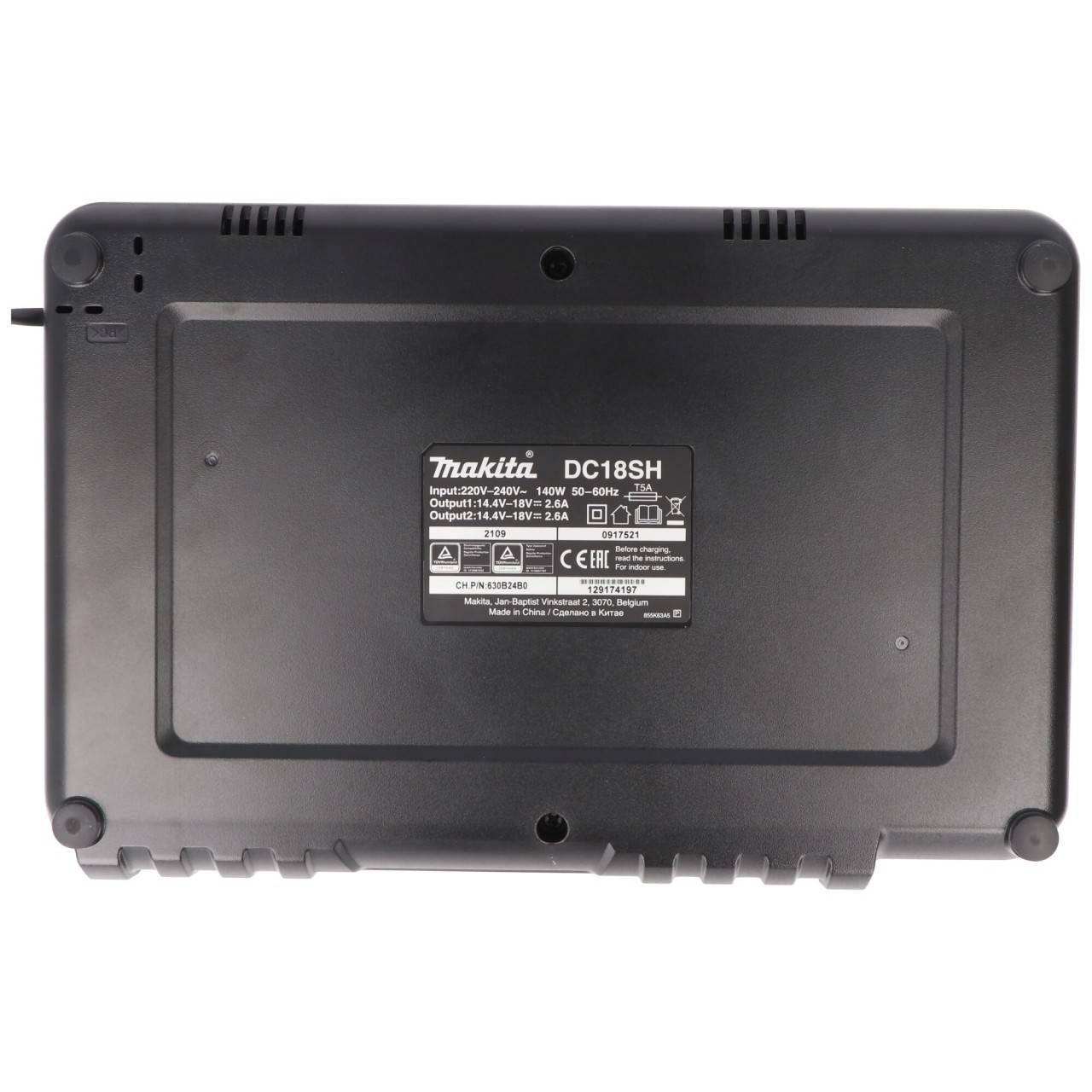 Makita Power Source Kit Li 18V avec 2x batterie BL1860B 6,0Ah + double chargeur DC18RD 199484-8-2