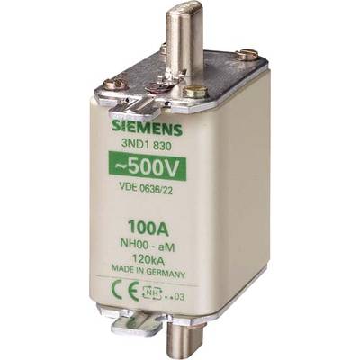 Siemens 3ND1836 Cartouche-fusible   Taille du fusible = 0  160 A  500 V 3 pc(s)
