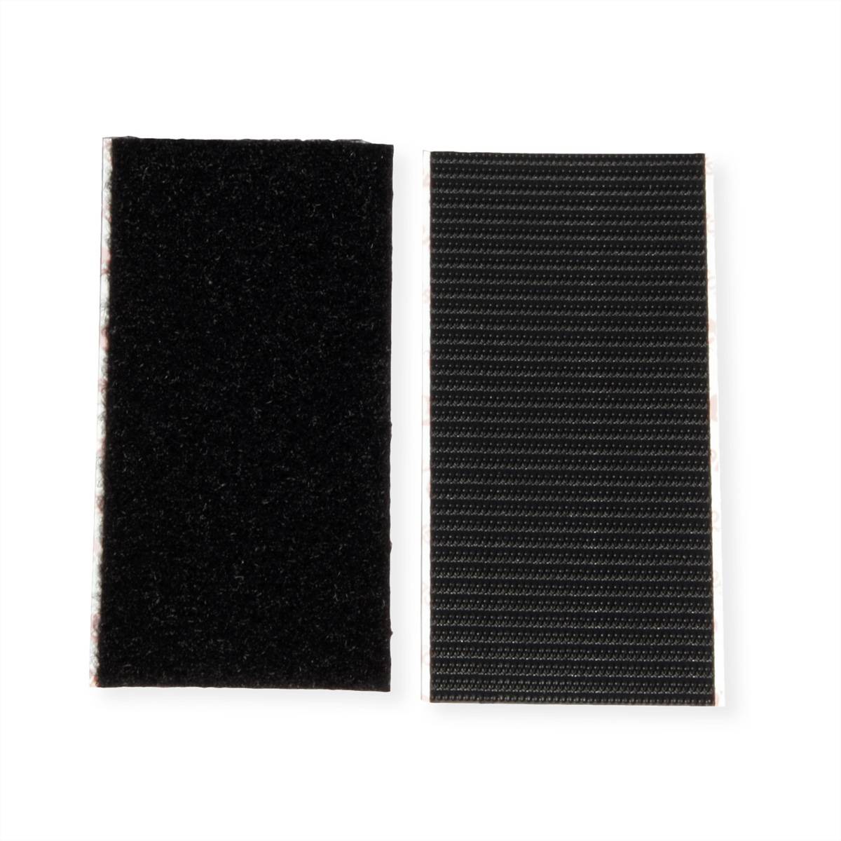 VELCRO® Bandes 50x100mm x 2 noires, crochets&velours autocollants extra fort-2