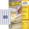 Etiquette universelles Avery-Zweckform L4732REV-100 35.6 x 16.9 mm papier blanc 8000 pc(s) décollable