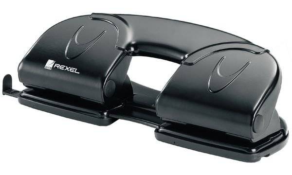 Perforateur de bureau 4 trous V412 Rexel - Capacité 12 feuilles-1