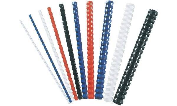 FELLOWES anneaux plastiques 6mm blanc x 25pk-5