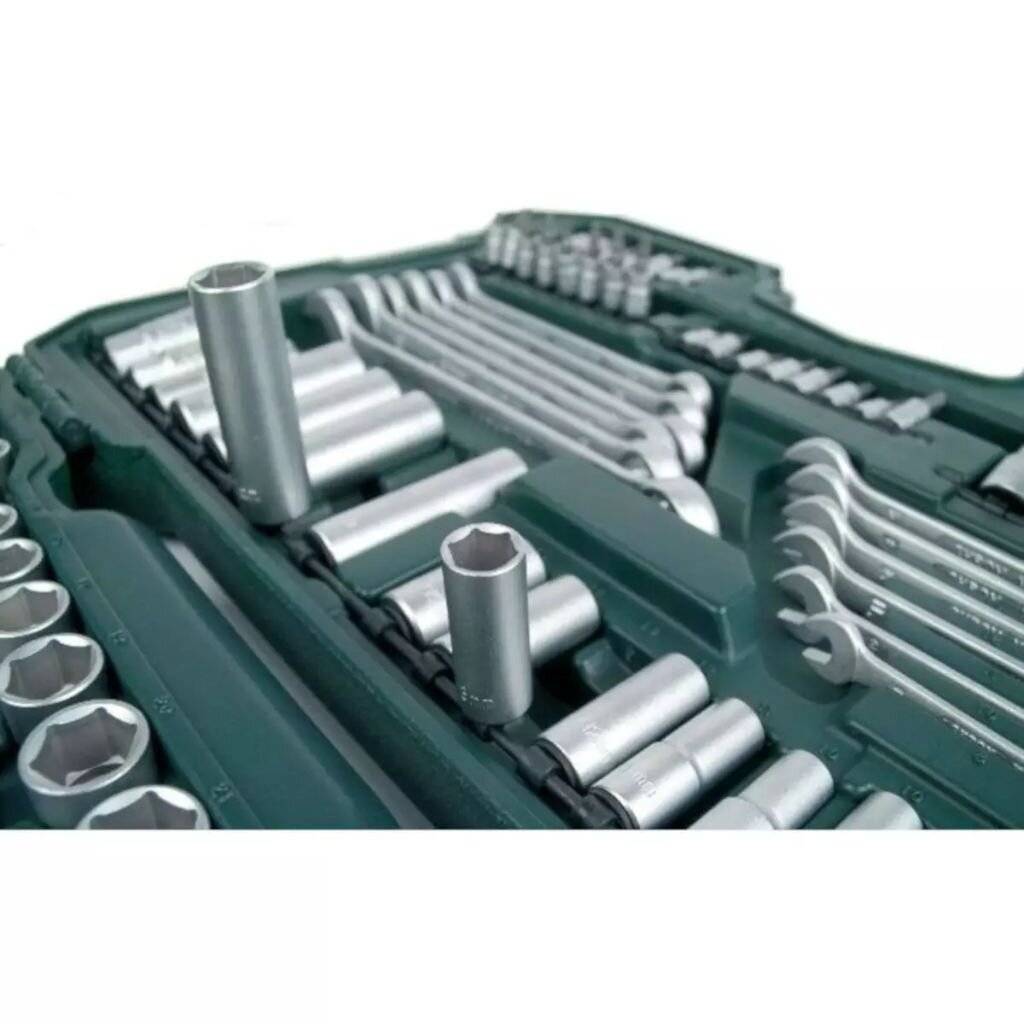 Jeu de clés à douille Brüder Mannesmann M98430 métrique 1/4" (6.3 mm), 3/8" (10 mm), 1/2" (12.5 mm) 215 pièces-4