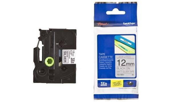 BROTHER P-TOUCH TZE-121 noir sur clear 9mm-9