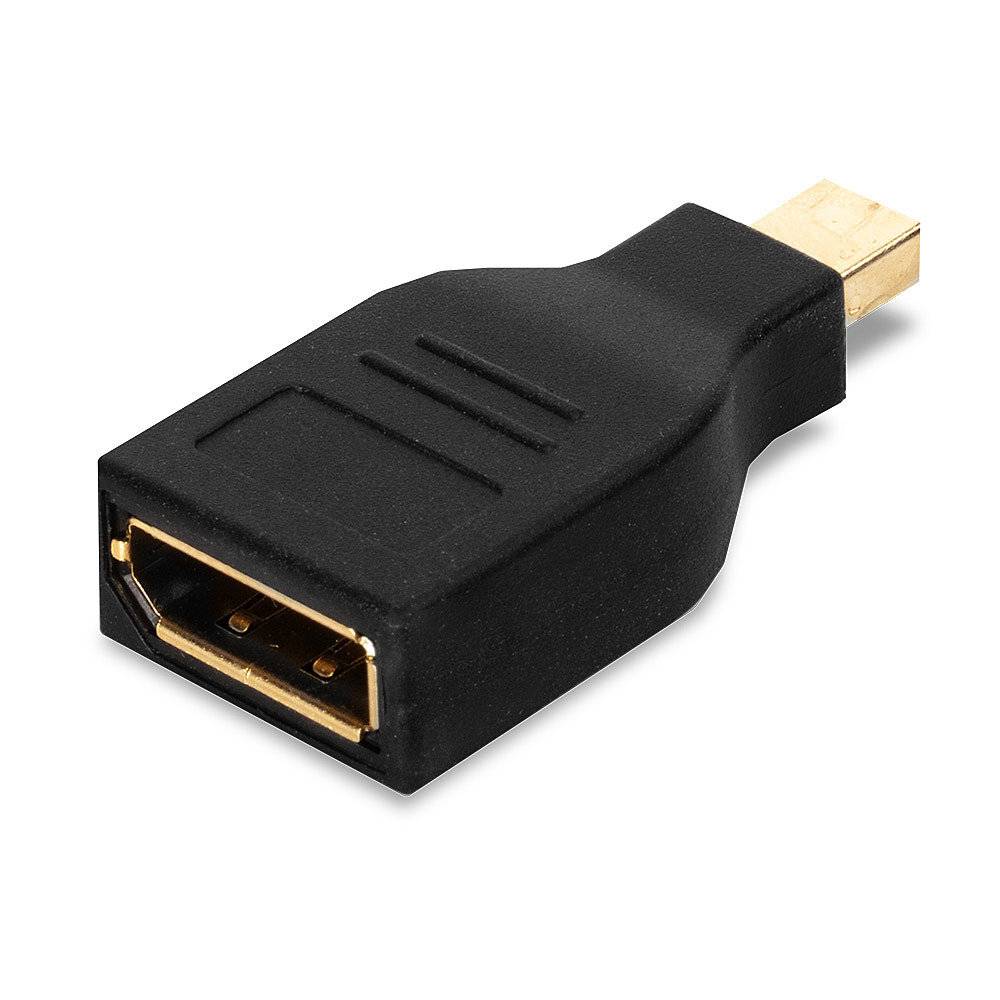 LINDY 41077 Mini-Display / DisplayPort Adaptateur [1x Mini port Display mâle - 1x DisplayPort femelle] noir-2