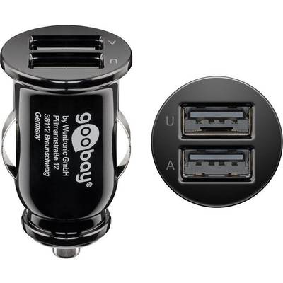 Dual USB Car Charger 2.1 Une prise allume-cigare, permet de charger jusqu'à deux périphériques USB simultanément,...-0