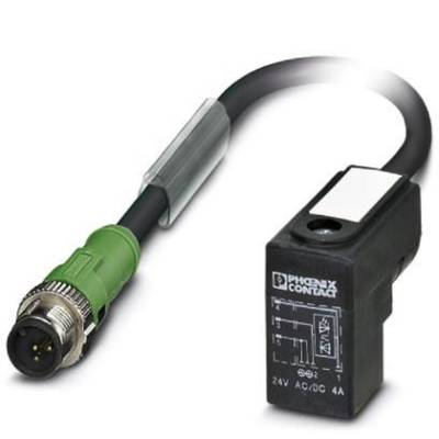 Connecteur confectionné pour capteurs/actionneurs 30.00 cm Phoenix Contact SAC-3P-MS/ 0,3-PUR/B-1L-Z SCO 1435289 M12 mâl