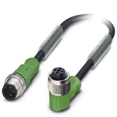 Câbles pour capteurs/actionneurs Pôle: 3 Phoenix Contact SAC-3P-M12MS/ 0,3-PUR/M12FR 1681541 1 pc(s)