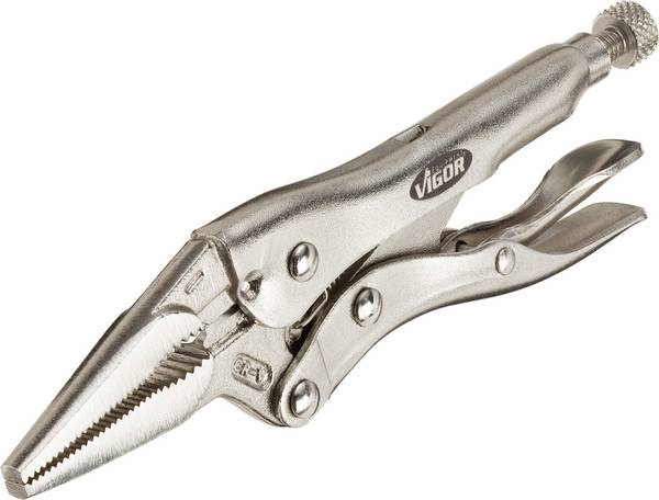 Vigor V1802 Pince-étau droite à prisme  150 mm