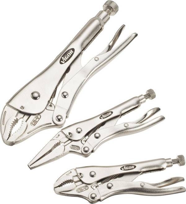 Set de 3 pinces Vigor  V1808