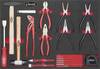 Vigor V2009 Jeu d'outils pour les bricoleurs 40 pièces