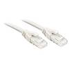 LINDY 48096 RJ45 Câble USB CAT 6 U/UTP 7.50 m blanc avec cliquet d'encastrement 1 pc(s)
