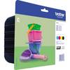 Brother LC221VALBP - Pack de cartouches d'encre originales, Rendement standard, Noir, Cyan, Magenta, Jaune, 4 pièce(s),