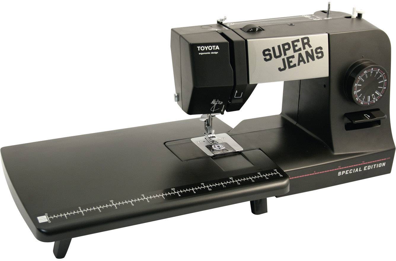 Machine à coudre bras libre pour jeans Toyota Nähmaschinen SUPERJ15PE avec table d