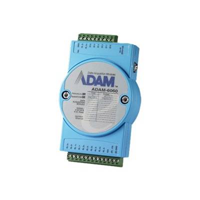 Module I/O DO, DI Advantech ADAM-6060-D Nombre d'entrées: 6 x Nbr. de sorties: 6 x  12 V/DC, 24 V/DC 1 pc(s)