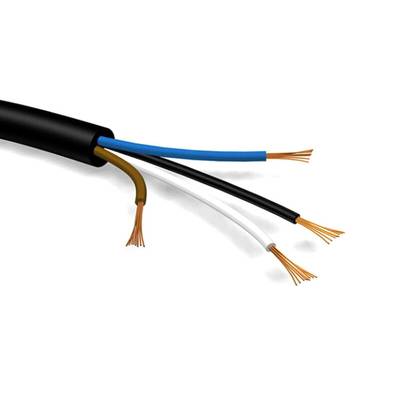 Kabeltronik 245303409-1 Câble capteurs/actionneurs Sensocord® 3 x 0.34 mm² noir Marchandise vendue au mètre
