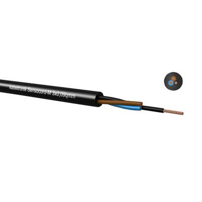 Kabeltronik 246400909-1 Câble capteurs/actionneurs Sensocord® 4 x 0.09 mm² noir Marchandise vendue au mètre
