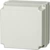 Fibox PCM 125/60 G Boîtier mural, Coffret d'installation 130 x 130 x 60 Polycarbonate gris clair (RAL 7035) 1 pc(s)