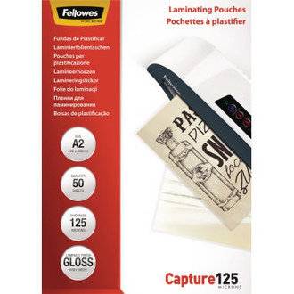 FELLOWES POCHETTES A2 125 MICRONS X 50-1