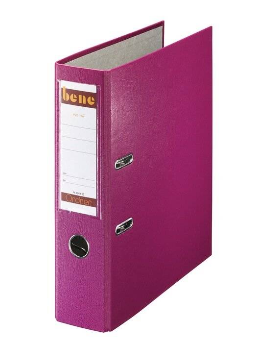 Classeur Bene ESSELTE LEITZ - bene No.1 - Aktenordner - Rückenbreite: 80 mm 291400BRO 2 étriers DIN A4 myrtille-3