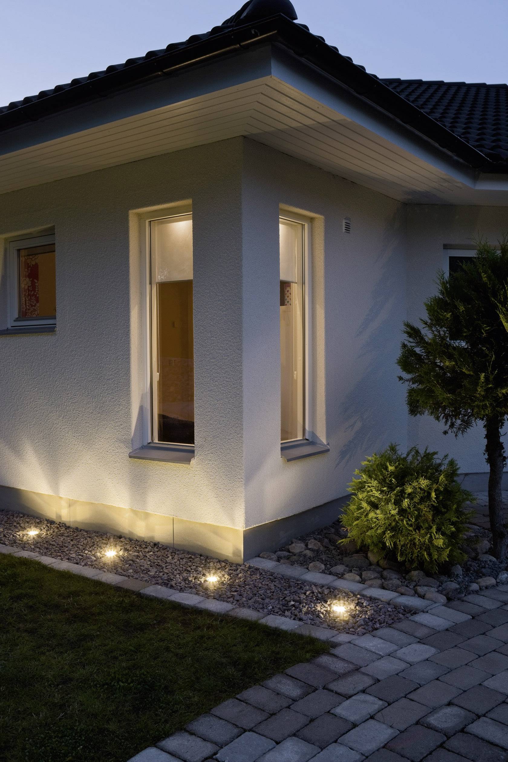 Luminaire extérieur encastrable LED intégrée Konstsmide 7902-310 N/A 3 W aluminium