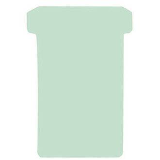 Fiches en T indice 2 / 60 mm vert - Lot de 100-2