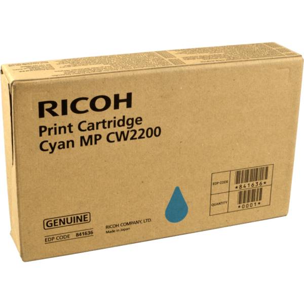 Ricoh 841636, Cyan, 100 ml, 1 pièce(s)