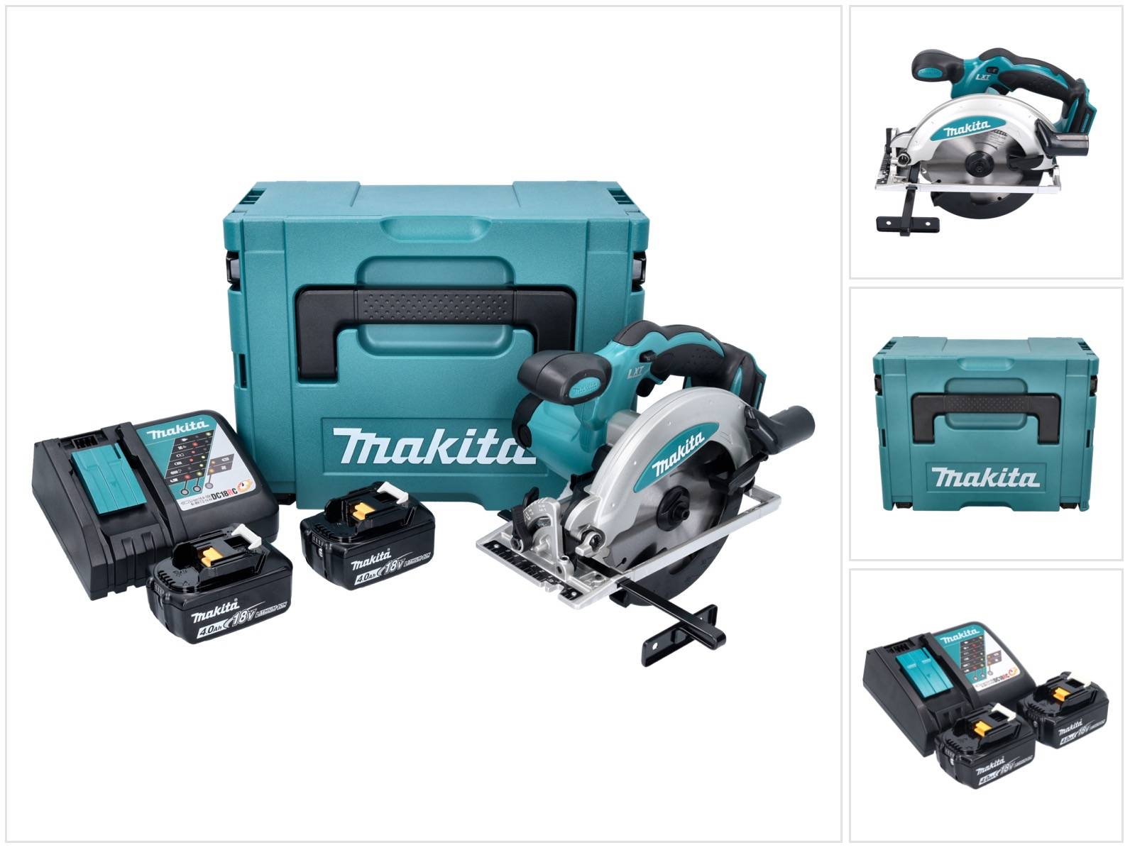 Scie circulaire 18V -2x4,0 Ah- en MAKPAC - MAKITA DSS610RMJ-0