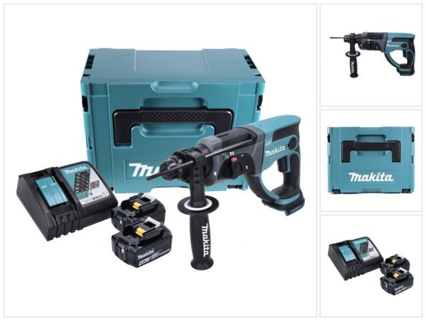 Perforateur burineur SDS-Plus 2J 18V LXT -2x4,0 Ah- en MAKPAC - MAKITA DHR202RMJ