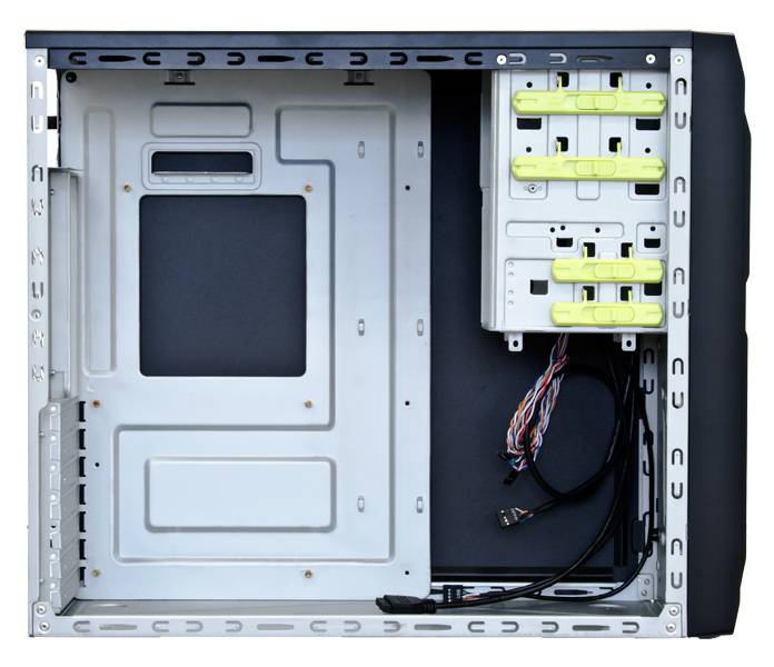 Chieftec LG-01B-OP, Midi Tower, PC, Noir, ATX, micro ATX, maison/bureau, 14 cm-2