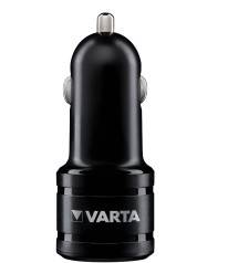 Chargeur de voiture Varta 57932 Sortie USB Dural 2.4A et sortie USB Type C 3.0A-2