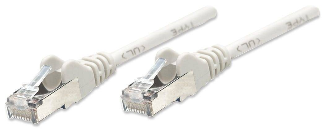 Intellinet 330527 RJ45 Câble réseau, câble patch CAT 5e SF/UTP 2.00 m gris 1 pc(s)-1