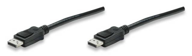 Câble de raccordement TECHly DisplayPort Fiche mâle DisplayPort 7.5 m noir ICOC-DSP-A-075 Câble DisplayPort-2