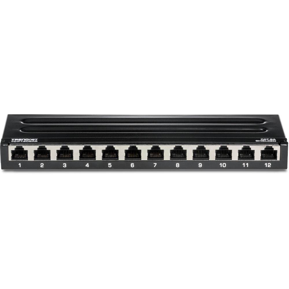 TRENDnet TC-P12C6AS Panneau de brassage renforcé à 12 ports Cat6A-2