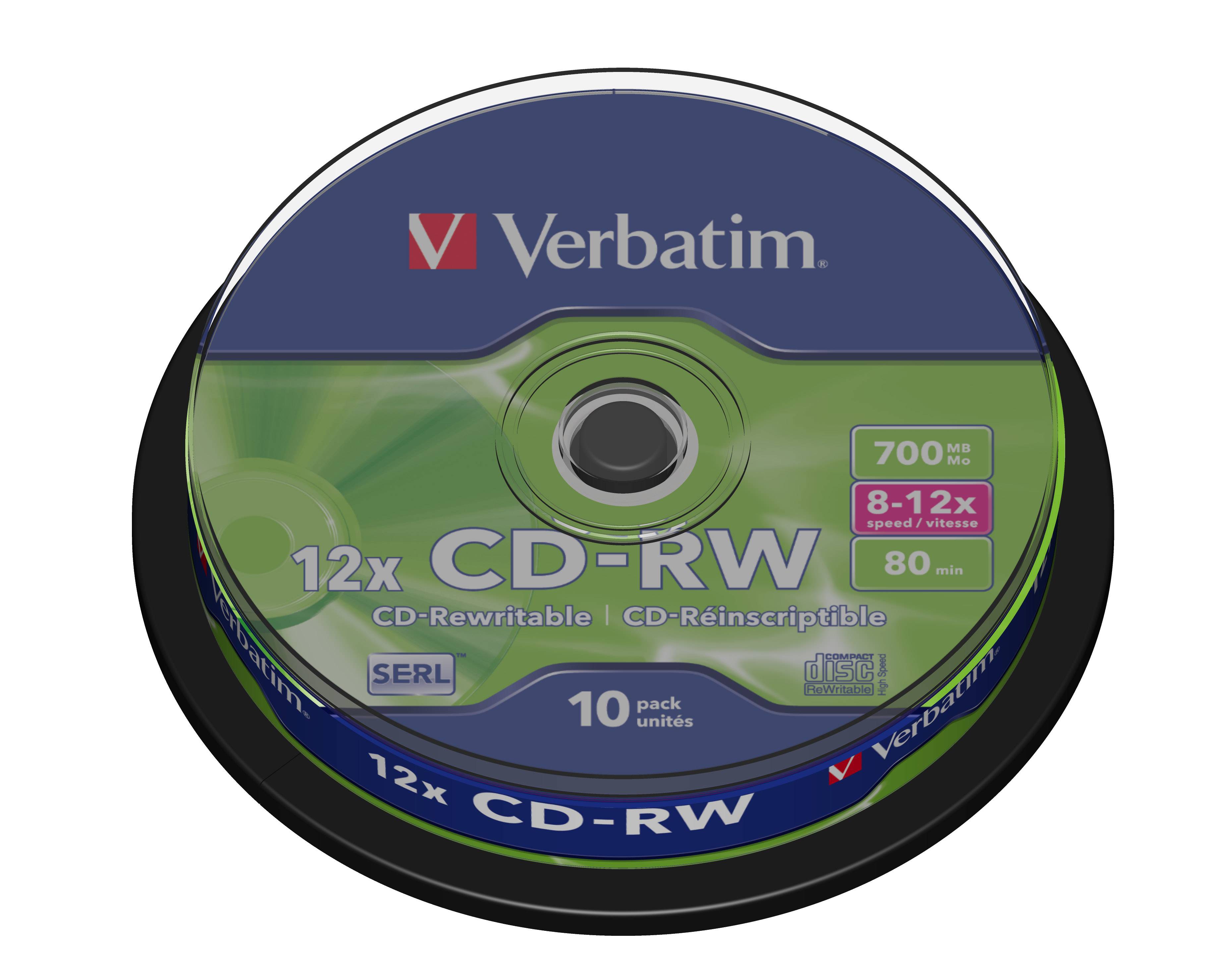 CD-RW/700MB 80Min 10x Speed Cake10pk-2