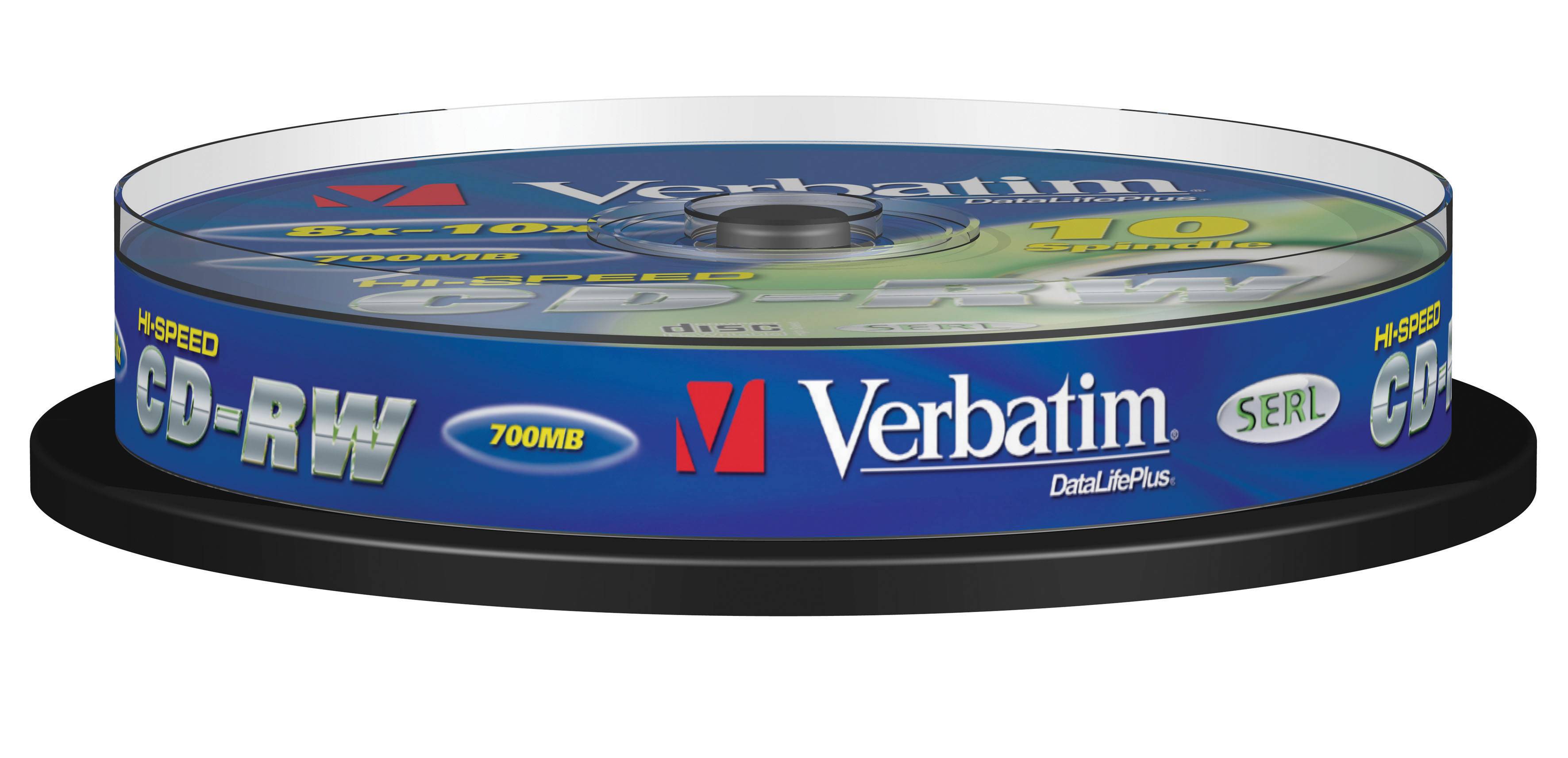 CD-RW/700MB 80Min 10x Speed Cake10pk-3
