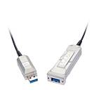 LINDY Câble USB USB 3.2 Gen1 (USB 3.0) USB-A mâle, USB-A femelle 50.00 m noir, gris 42701-2