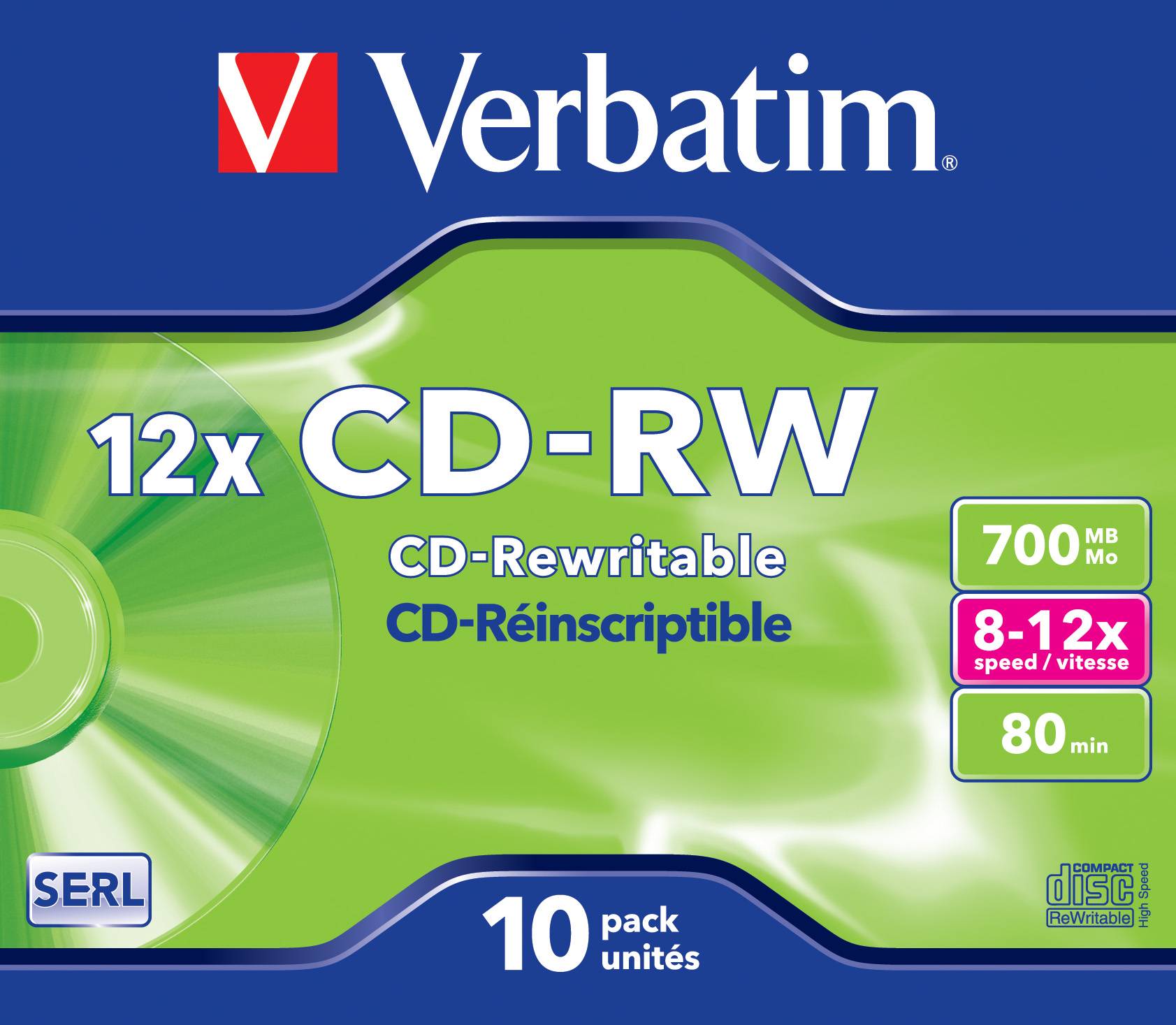 CD-RW/700MB 80Min 12x HiSpeed JC 10pk-2