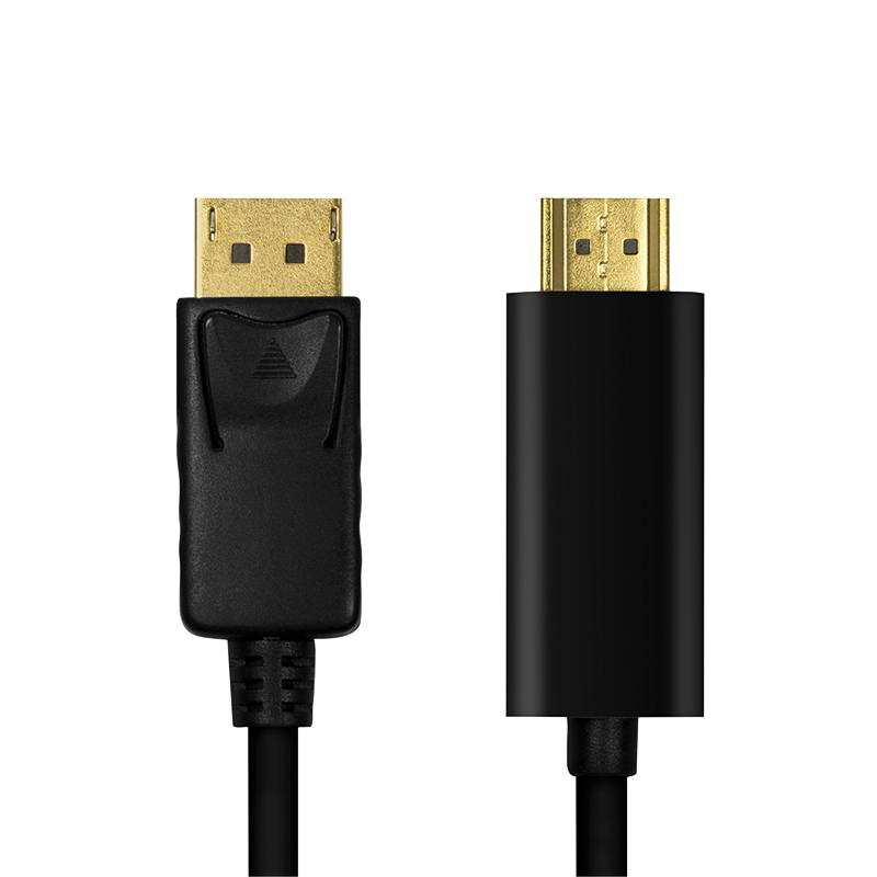 Cordon LogiLink HDMI USB-C® mâle 1 m noir CV0126 contacts dorés Câble HDMI-3