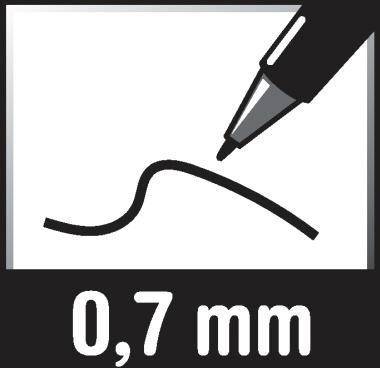 Marqueur permanent Stabilo OHPen pointe 0,7 mm - rouge-2