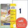Etiquette universelles Avery-Zweckform L4735REV-25 210 x 297 mm papier blanc 30 pc(s) décollable