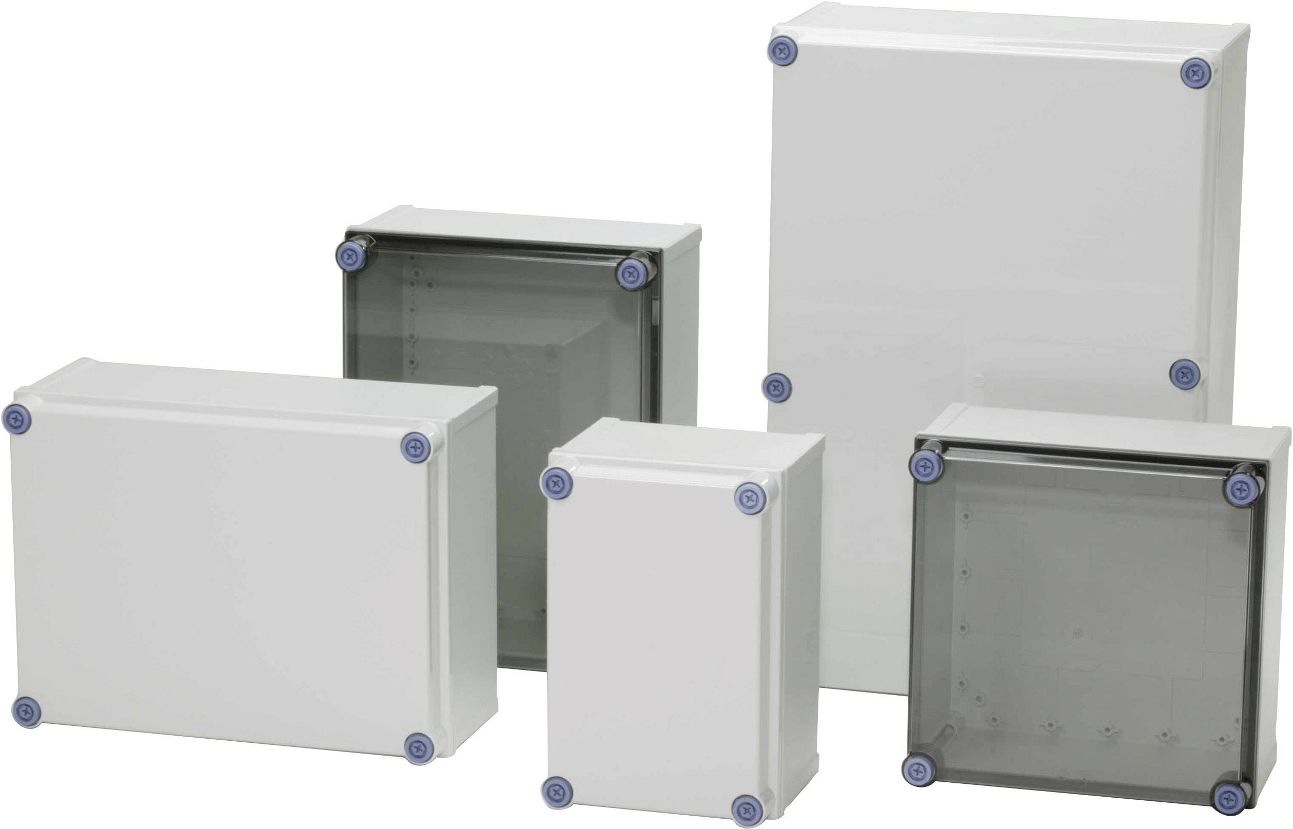 Boîtier mural, Coffret d'installation Fibox CAB PCQ 403023 G 8113458 gris clair (RAL 7035) 400 x 300 x 230 Polycarbonate