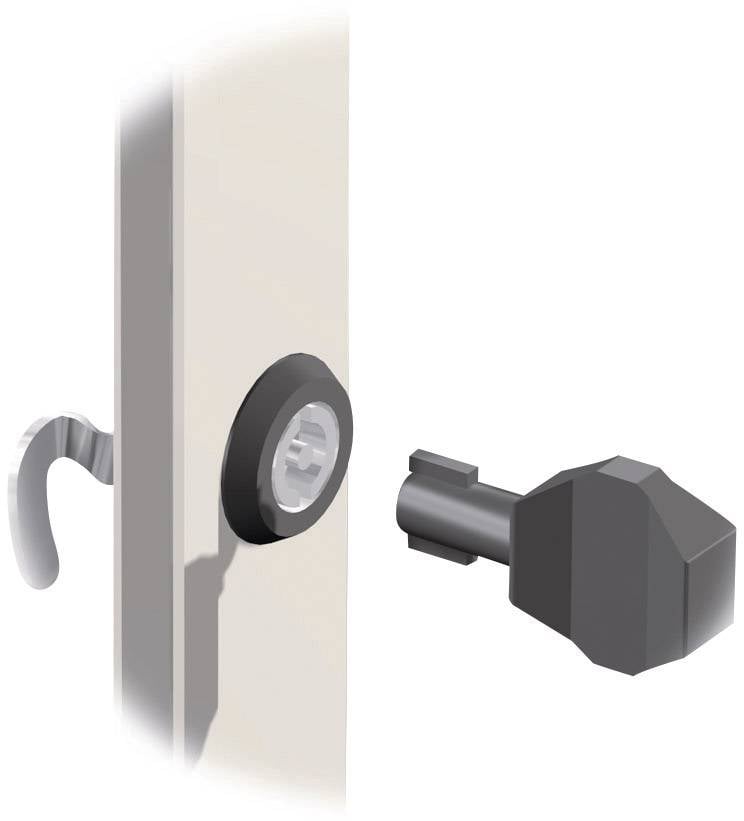 Fibox MB 12235 Clé pour armoires de distribution panneton double Polyamide noir 1 pc(s)