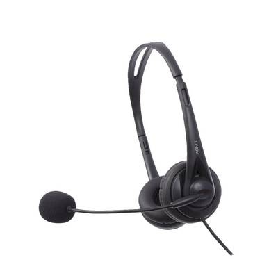 LINDY Lindy - Headset - On-Ear - kabelgebunden - USB Micro-casque supra-auriculaire filaire Stereo noir volume réglable,-6