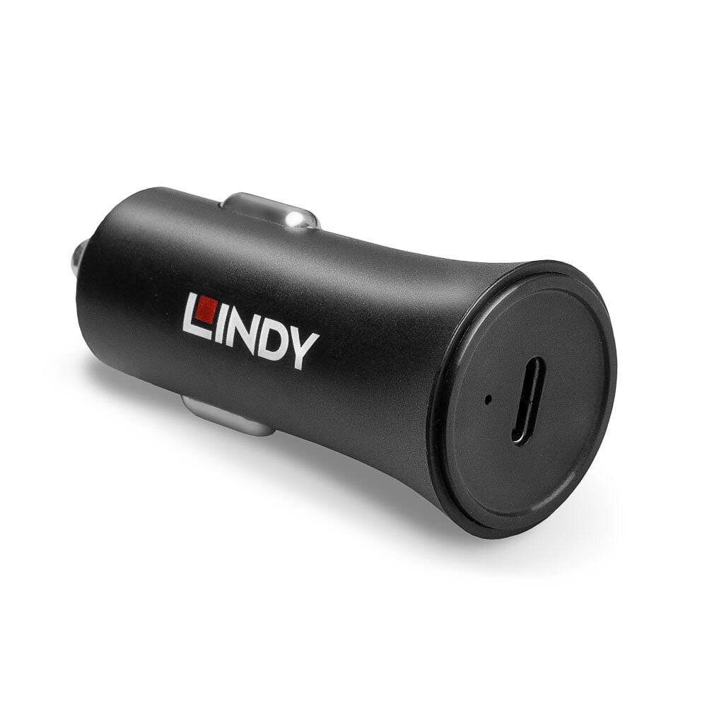 LINDY Single Port USB Type C Car Charger-3