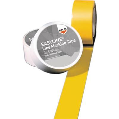 Rocol RS56001 RS56001 Bande adhésive de marquage EasyTape™ jaune (L x l) 33 m x 50 mm 1 pc(s)