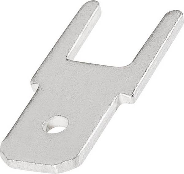 Languette 4.8 x 0.8 mm TE Connectivity 1-726388-2 à souder sur circuits imprimés 180 ° non isolé métal 1 pc(s)