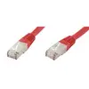 econ connect F6TP0,25RT RJ45 Câble réseau, câble patch CAT 6 S/FTP 0.25 m rouge paire blindée 1 pc(s)